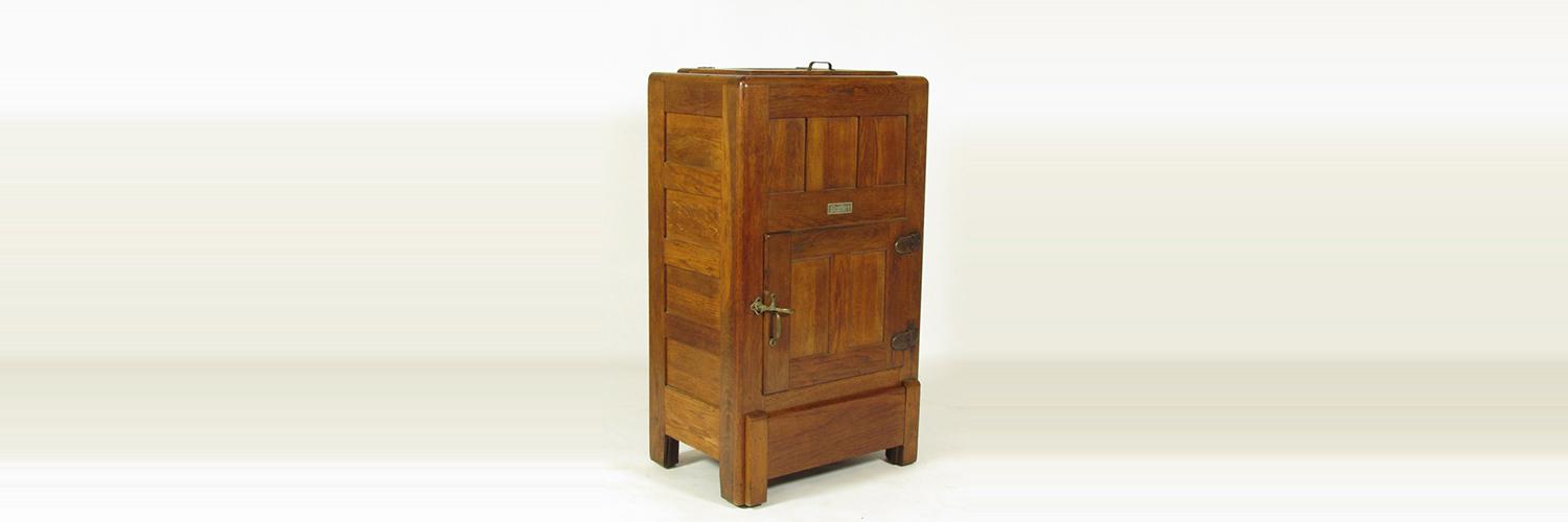 Restored locking cabinet